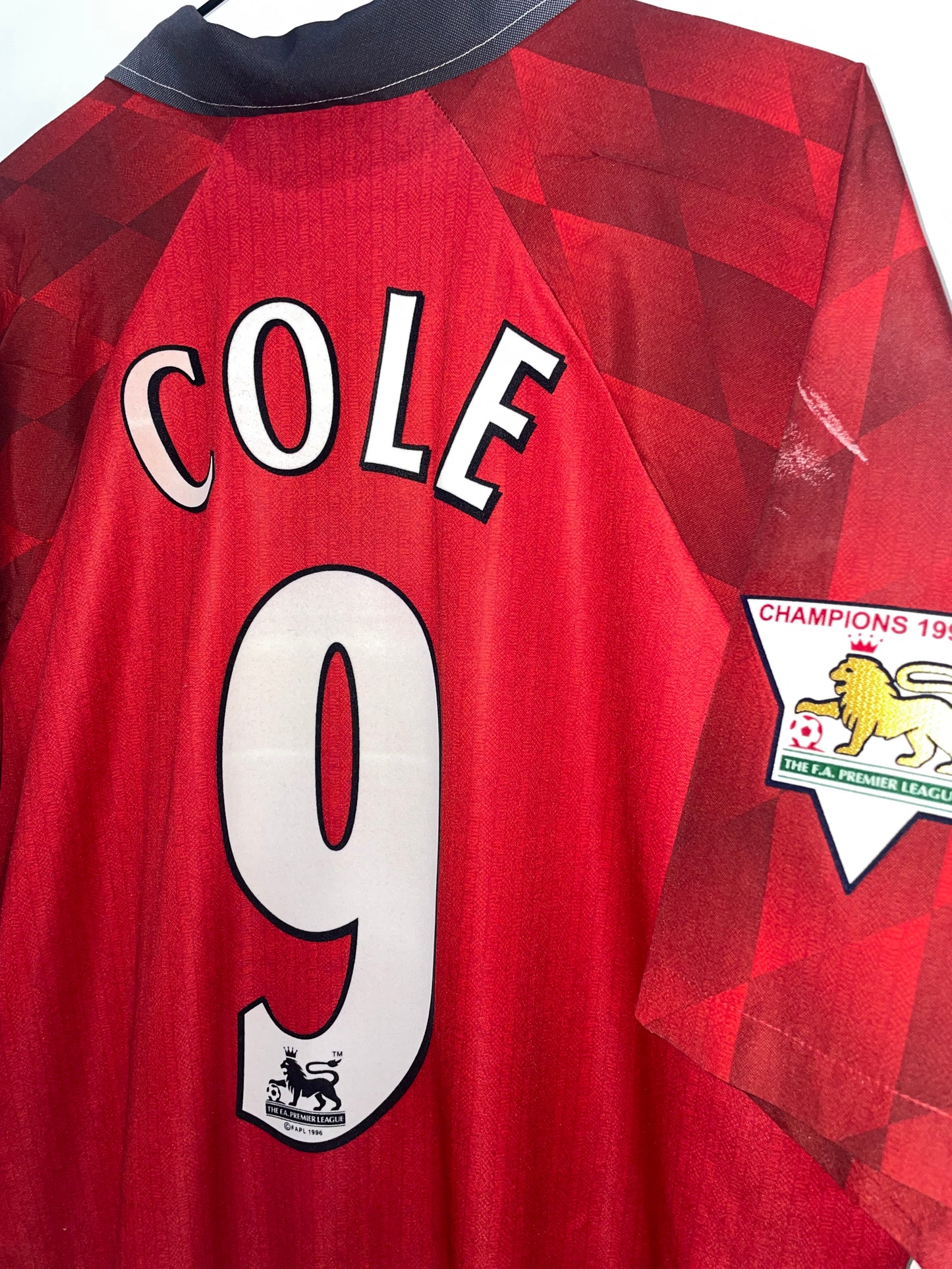 MANCHESTER UNITED 1996 HOME COLE XL