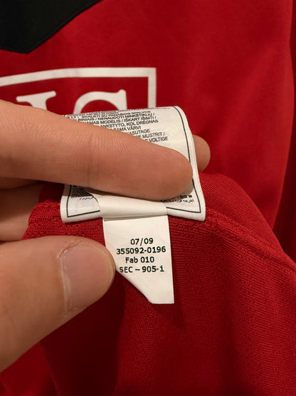 MANCHESTER UNITED 2009 HOME LS CARRICK XL