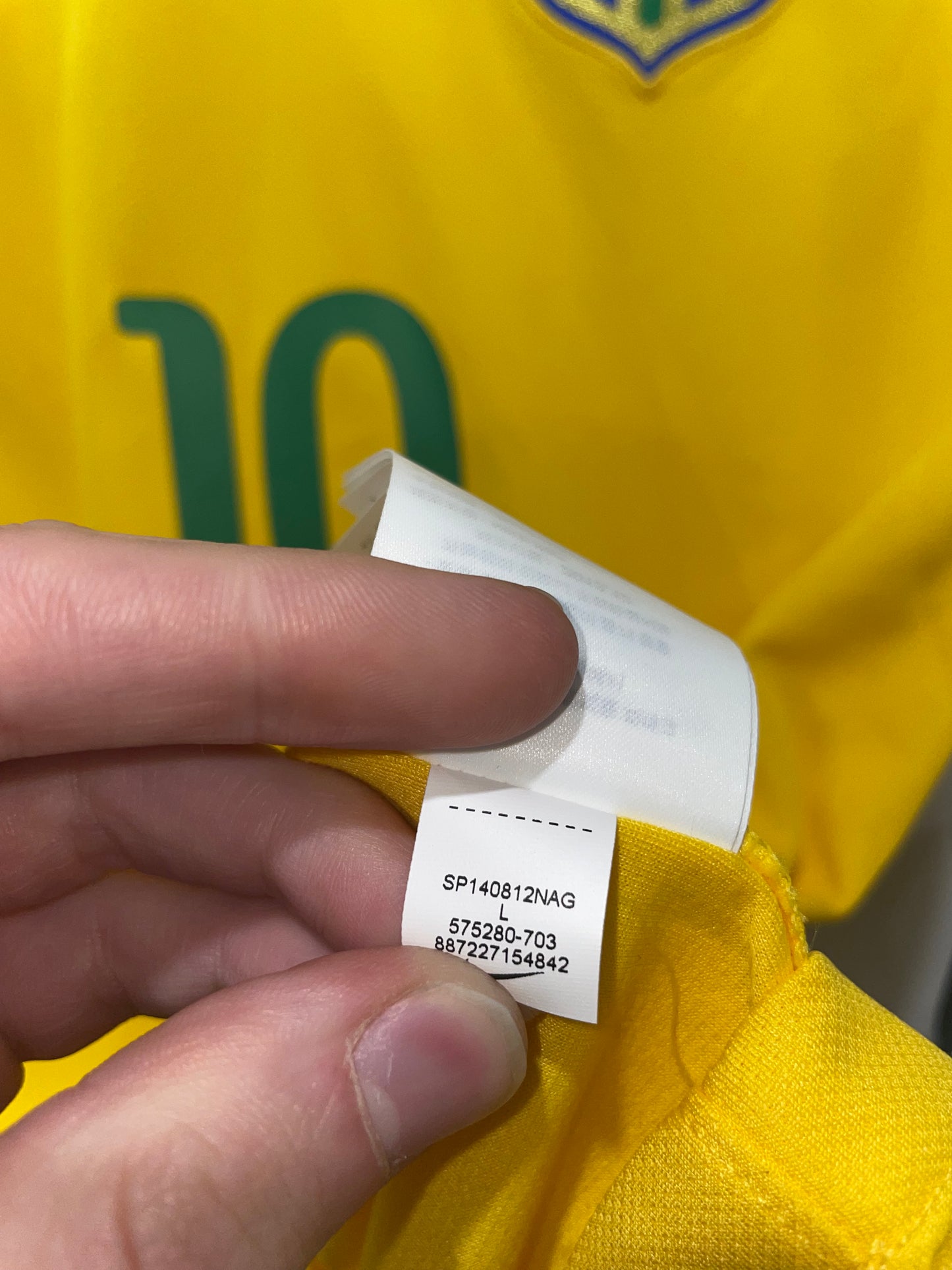 BRAZIL 2014 HOME NEYMAR M (BNWT)