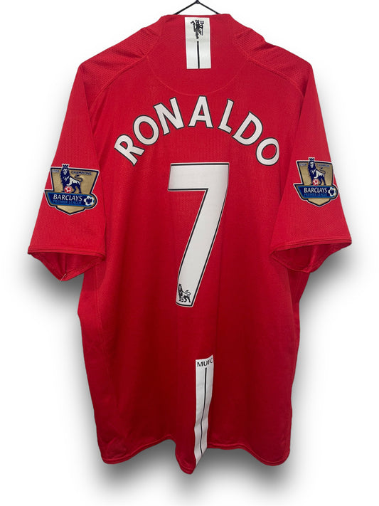 MANCHESTER UNITED 2007 HOME RONALDO XL