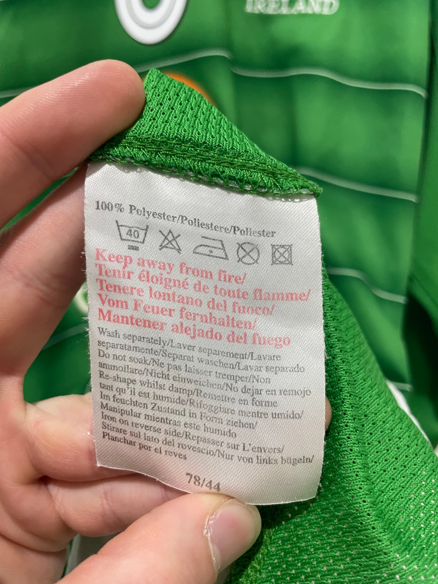 IRELAND 2003 HOME LS KEANE XL