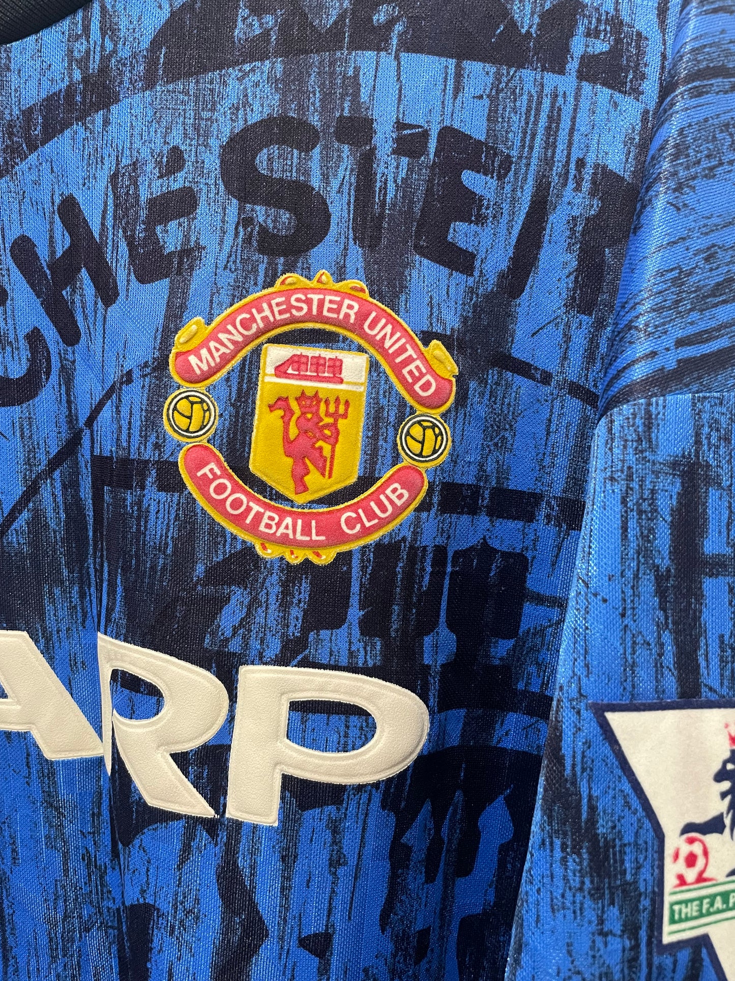 MANCHESTER UNITED 1992 AWAY CANTONA XL