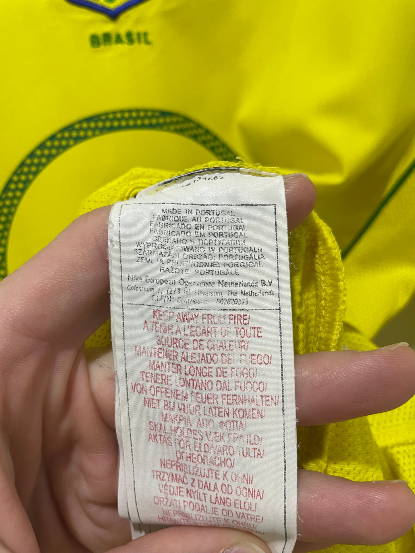 BRAZIL 2004 HOME RONALDO XL