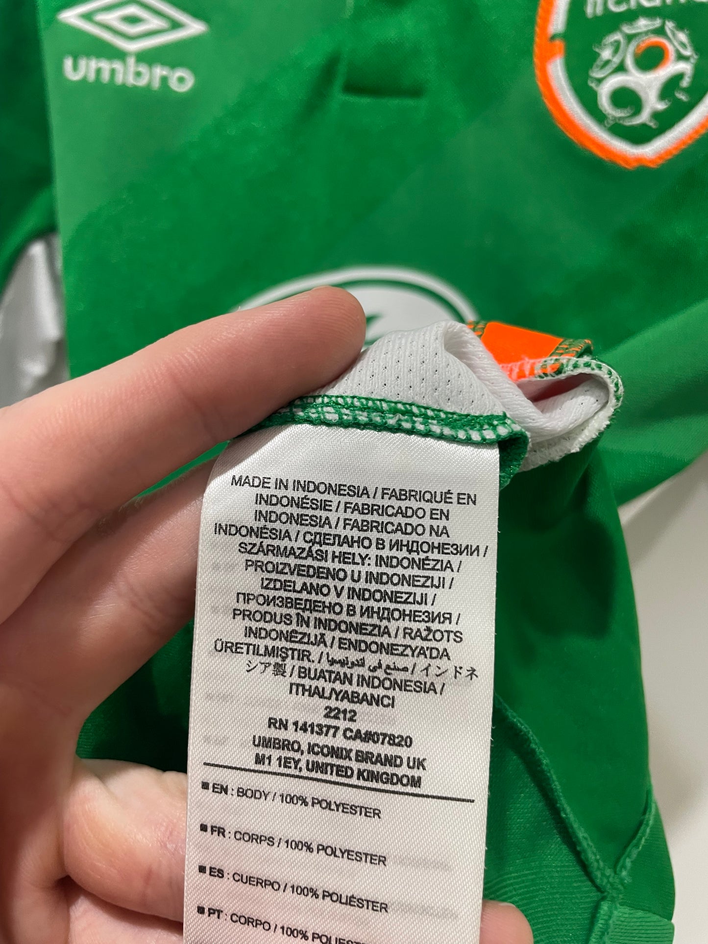 IRELAND 2016 HOME YM/L