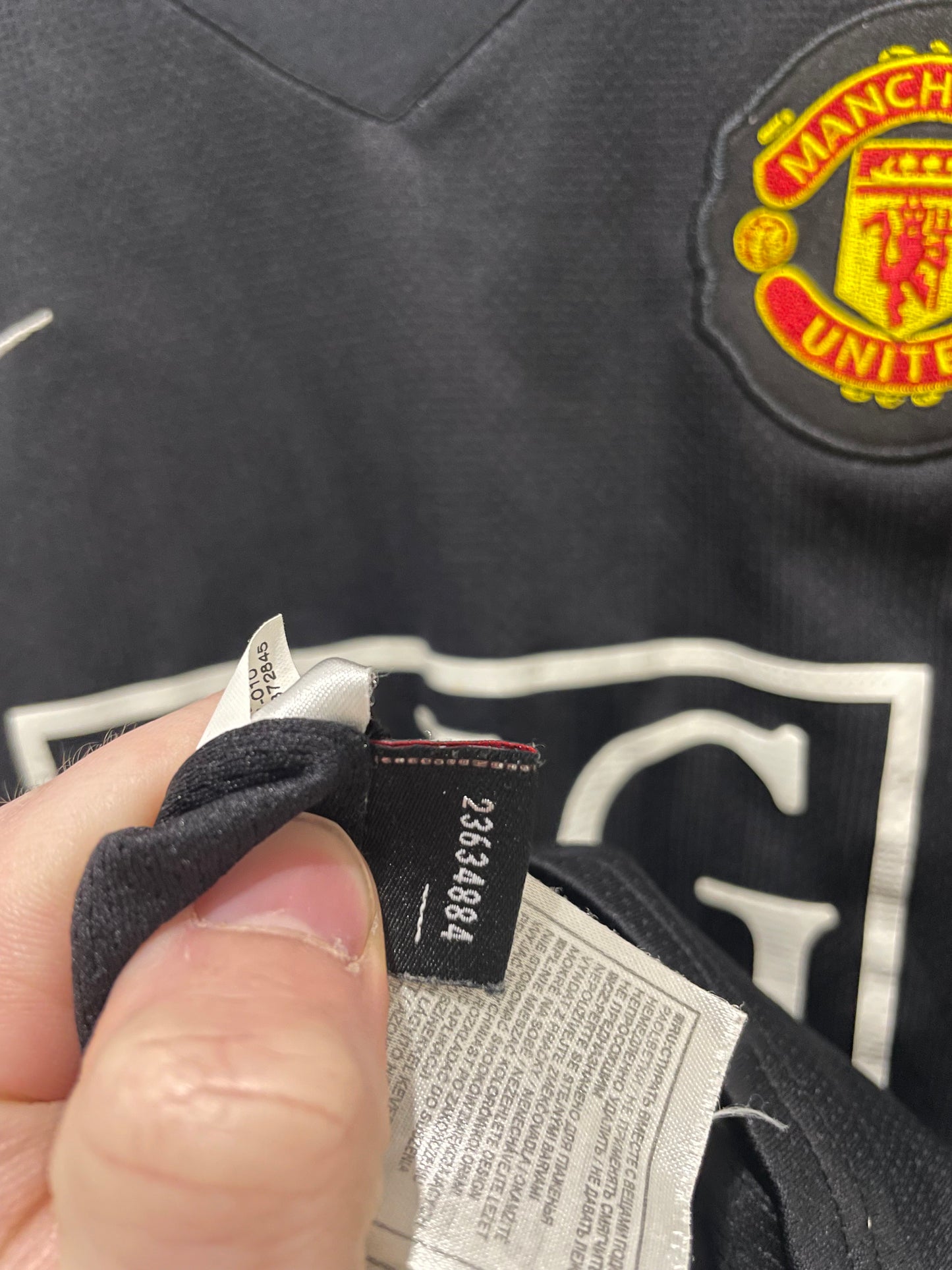 MANCHESTER UNITED 2007 AWAY RONALDO L