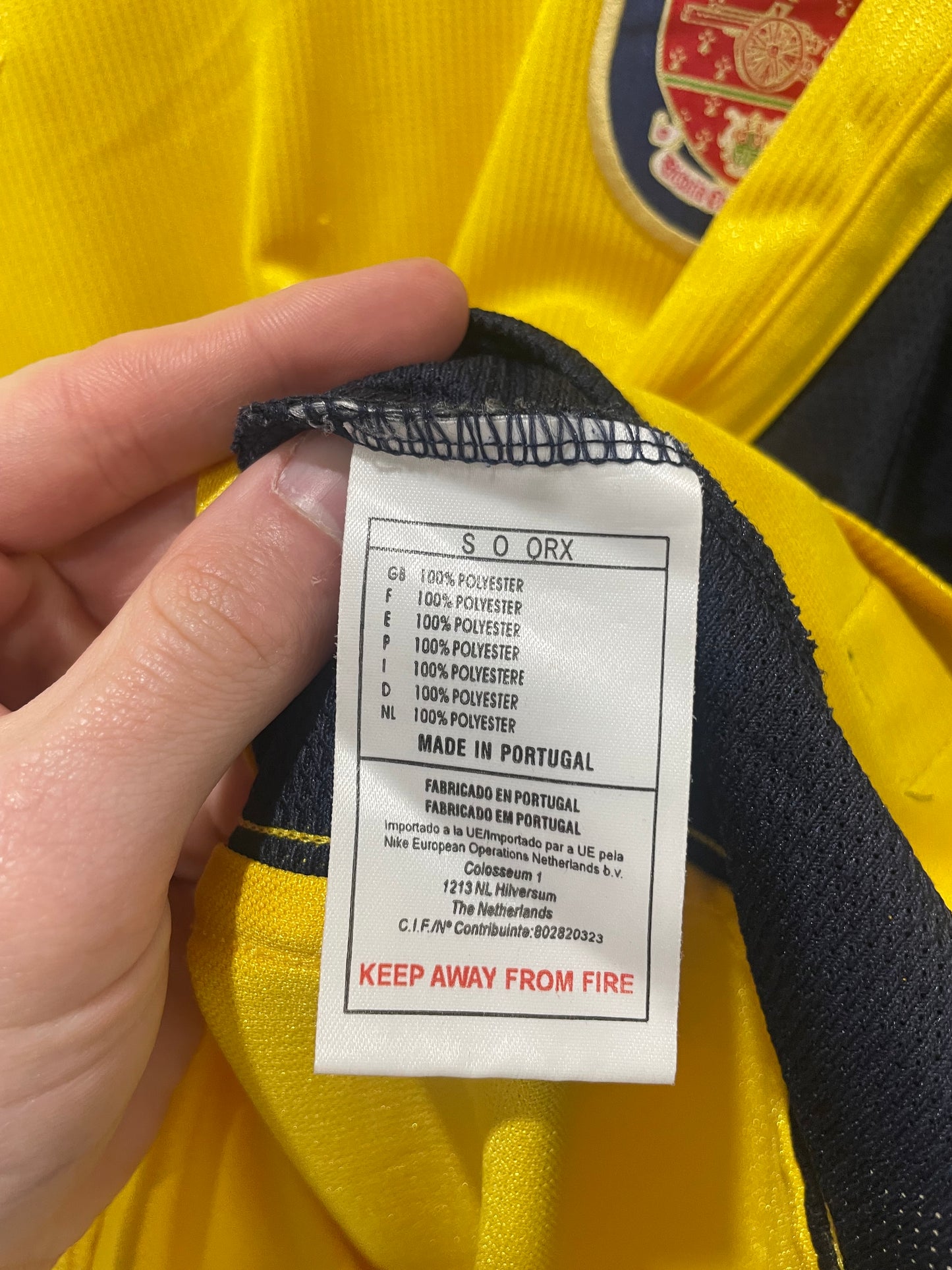 ARSENAL 1999 AWAY HENRY L