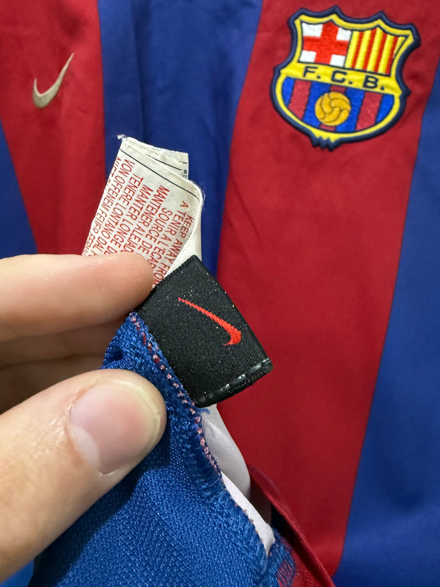 BARCELONA 2002 HOME RIQUELME XL