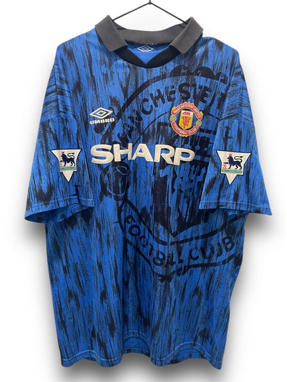 MANCHESTER UNITED 1992 AWAY CANTONA XL
