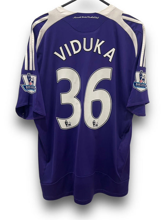 NEWCASTLE UNITED 2008 AWAY VIDUKA XL