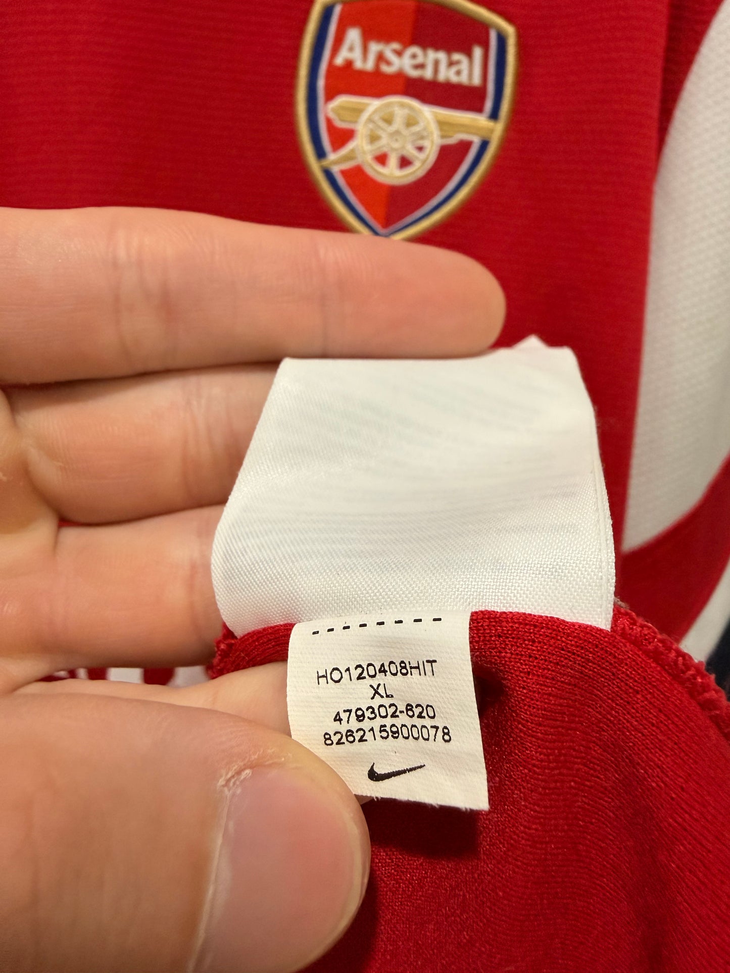 ARSENAL 2012 HOME ARTETA XL