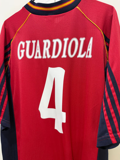 SPAIN 1998 HOME GUARDIOLA XL