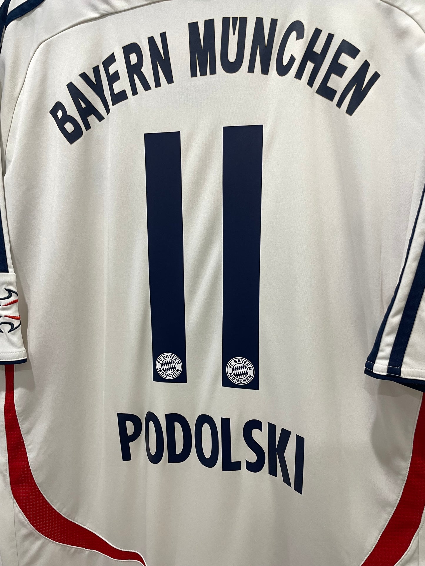 BAYERN MUNICH 2006 AWAY PODOLSKI XL