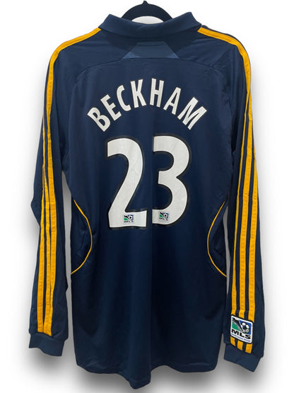 LA GALAXY 2007 AWAY LS BECKHAM M