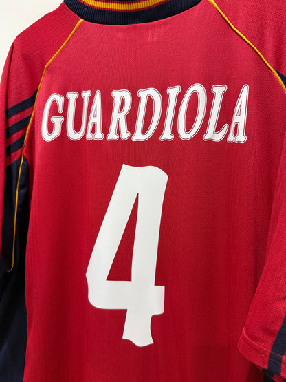 SPAIN 1998 HOME GUARDIOLA XL