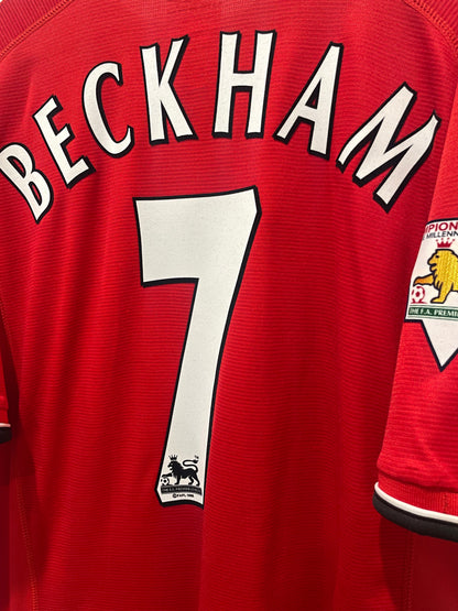 MANCHESTER UNITED 2000 HOME MEDIUM BECKHAM M