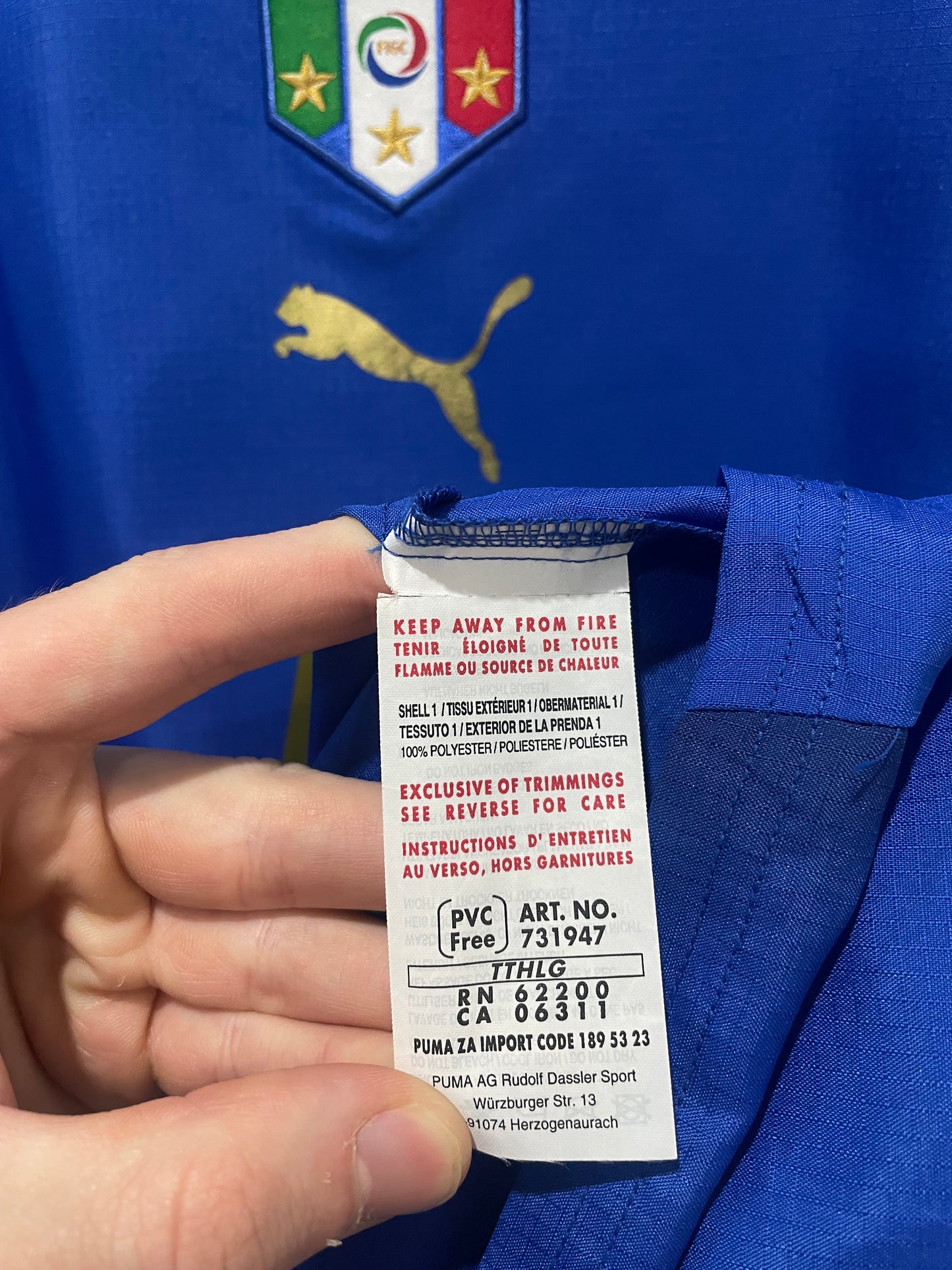 ITALY 2006 HOME TOTTI XL