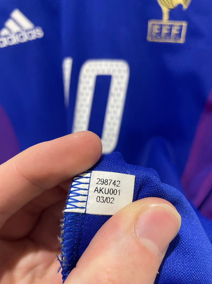 FRANCE 2002 HOME ZIDANE M