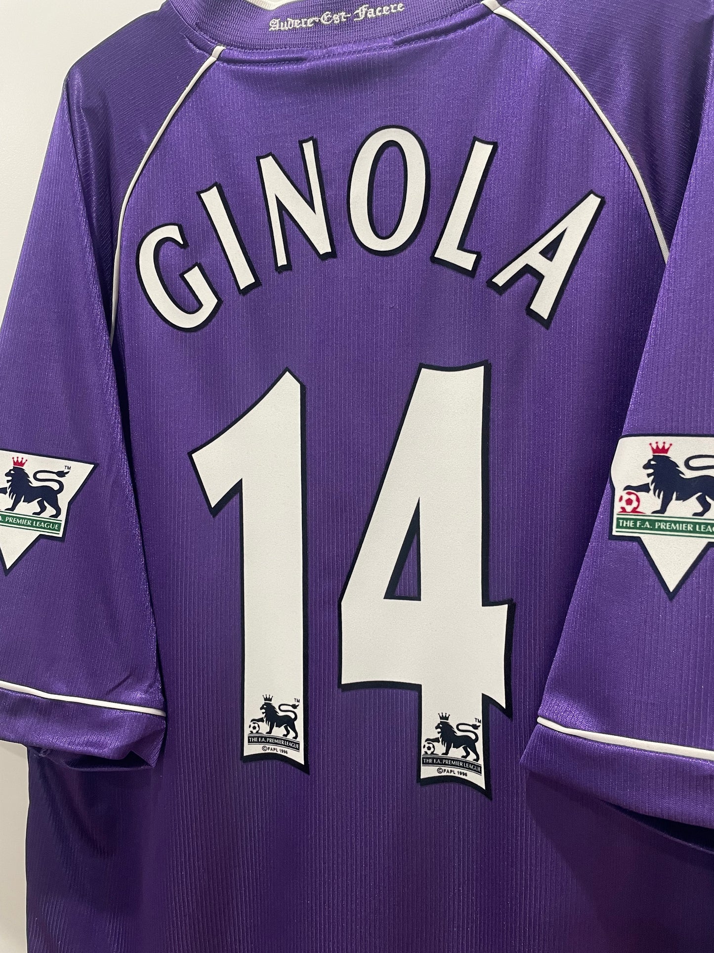 TOTTENHAM 1998 AWAY GINOLA XL