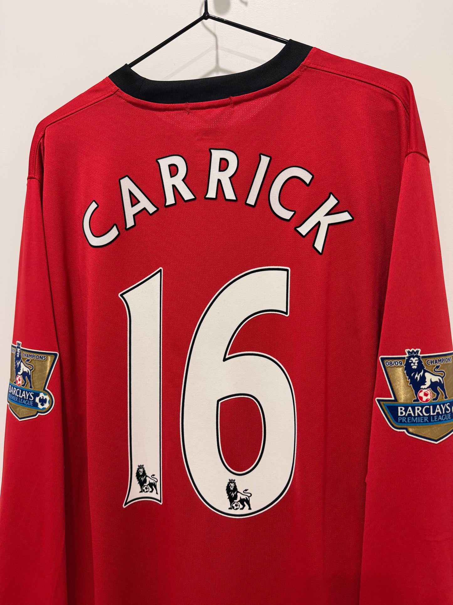 MANCHESTER UNITED 2009 HOME LS CARRICK XL