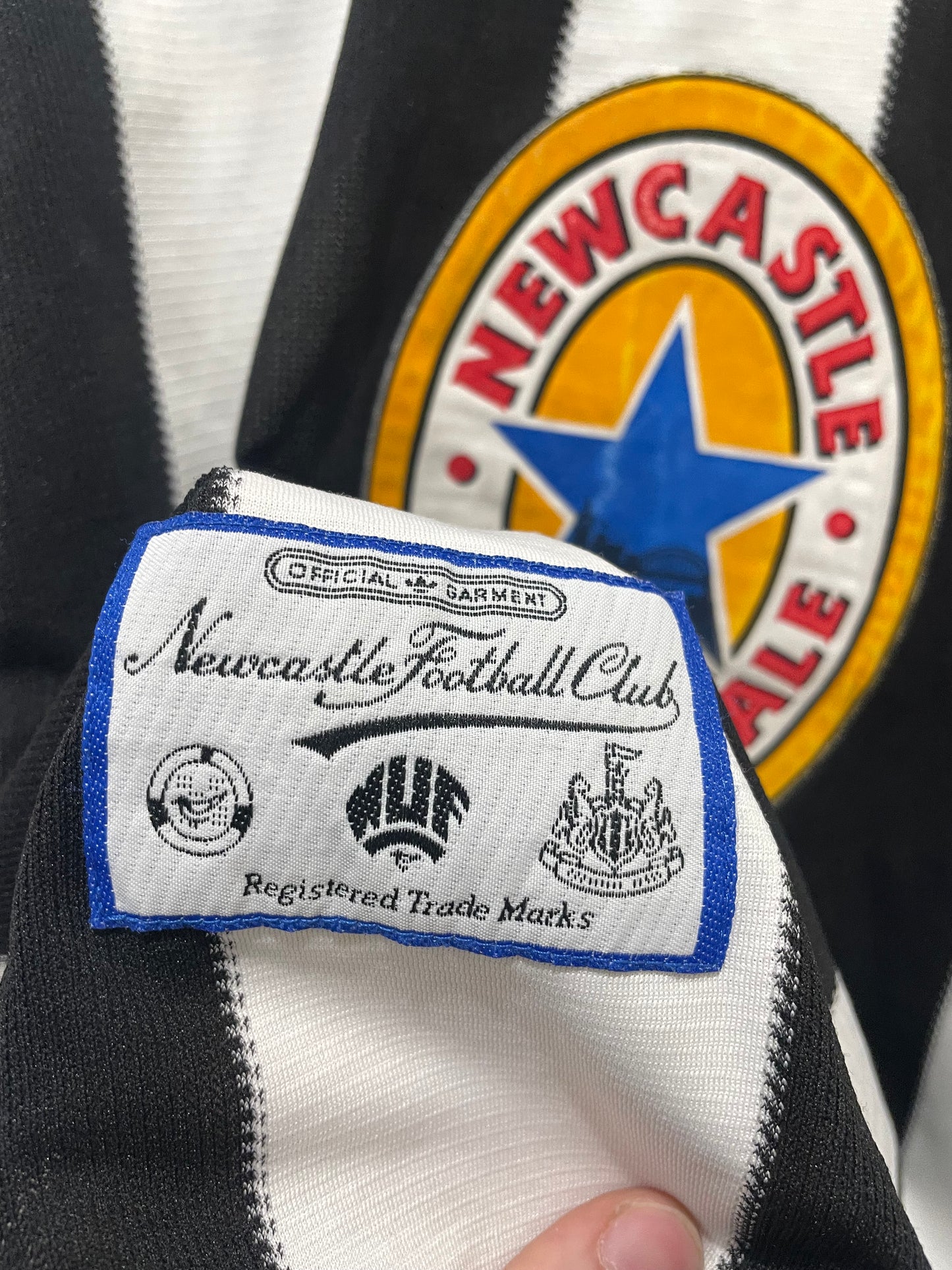 NEWCASTLE UNITED 1995 HOME LS M