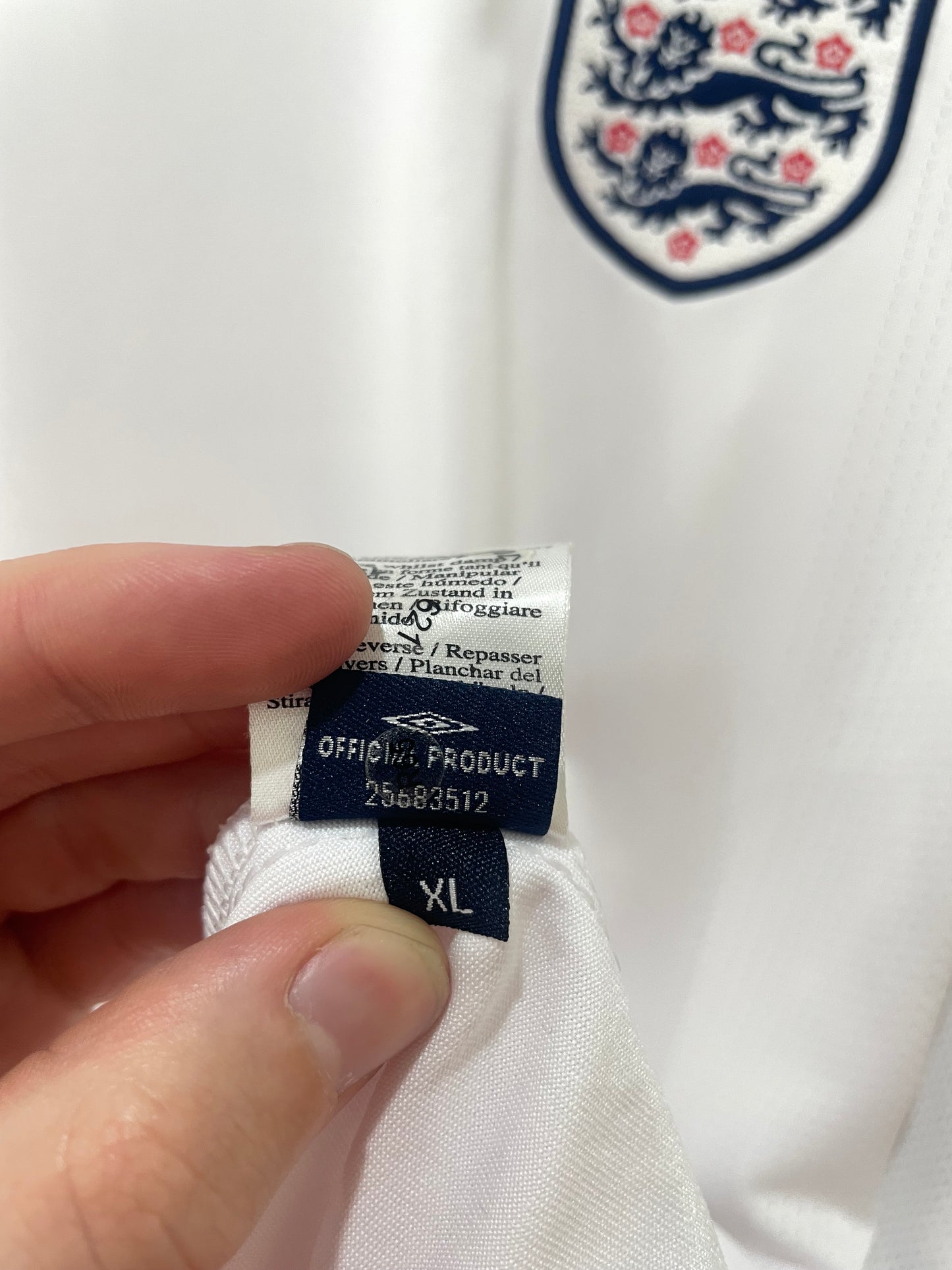 ENGLAND 2008 HOME BECKHAM XL
