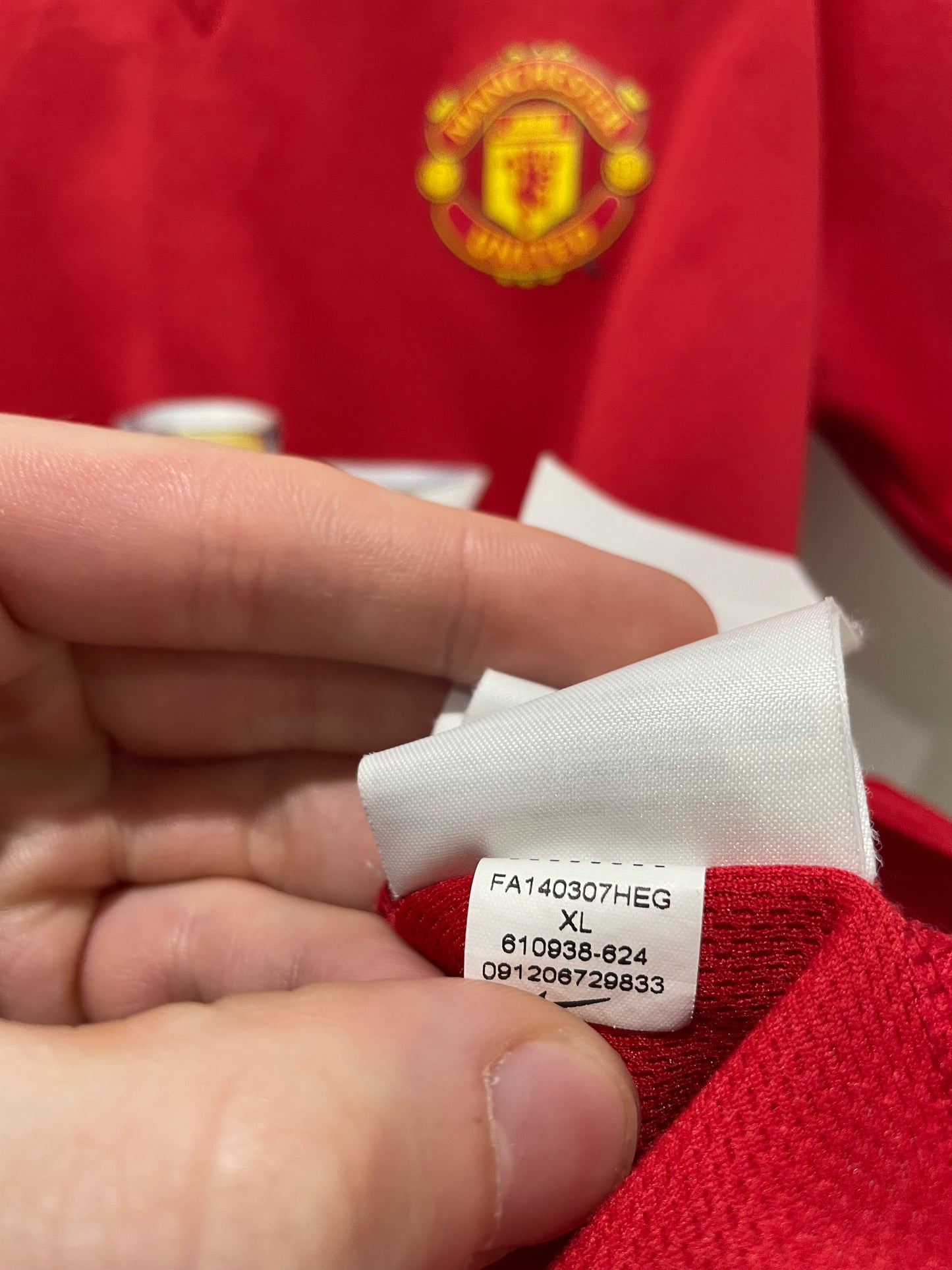 MANCHESTER UNITED 2014 HOME VAN PERSIE YS