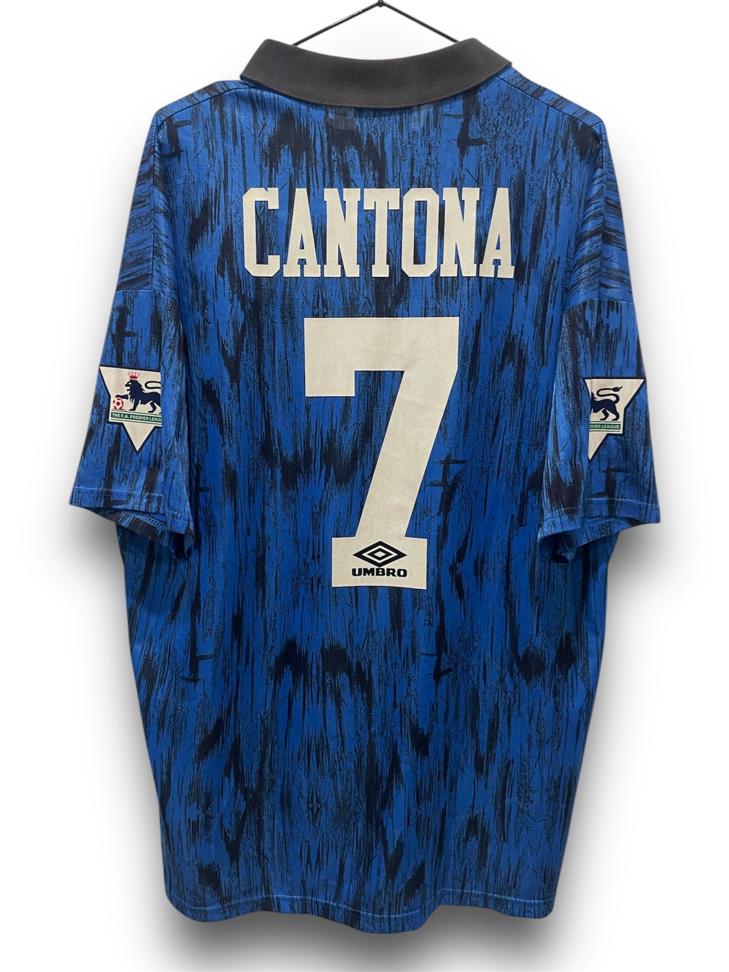 MANCHESTER UNITED 1992 AWAY CANTONA XL